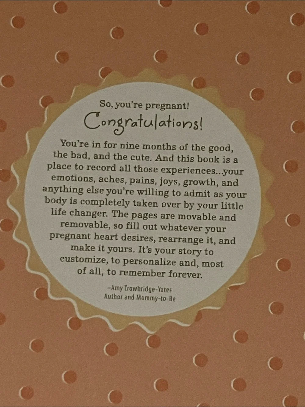 Hallmark compact pregnancy